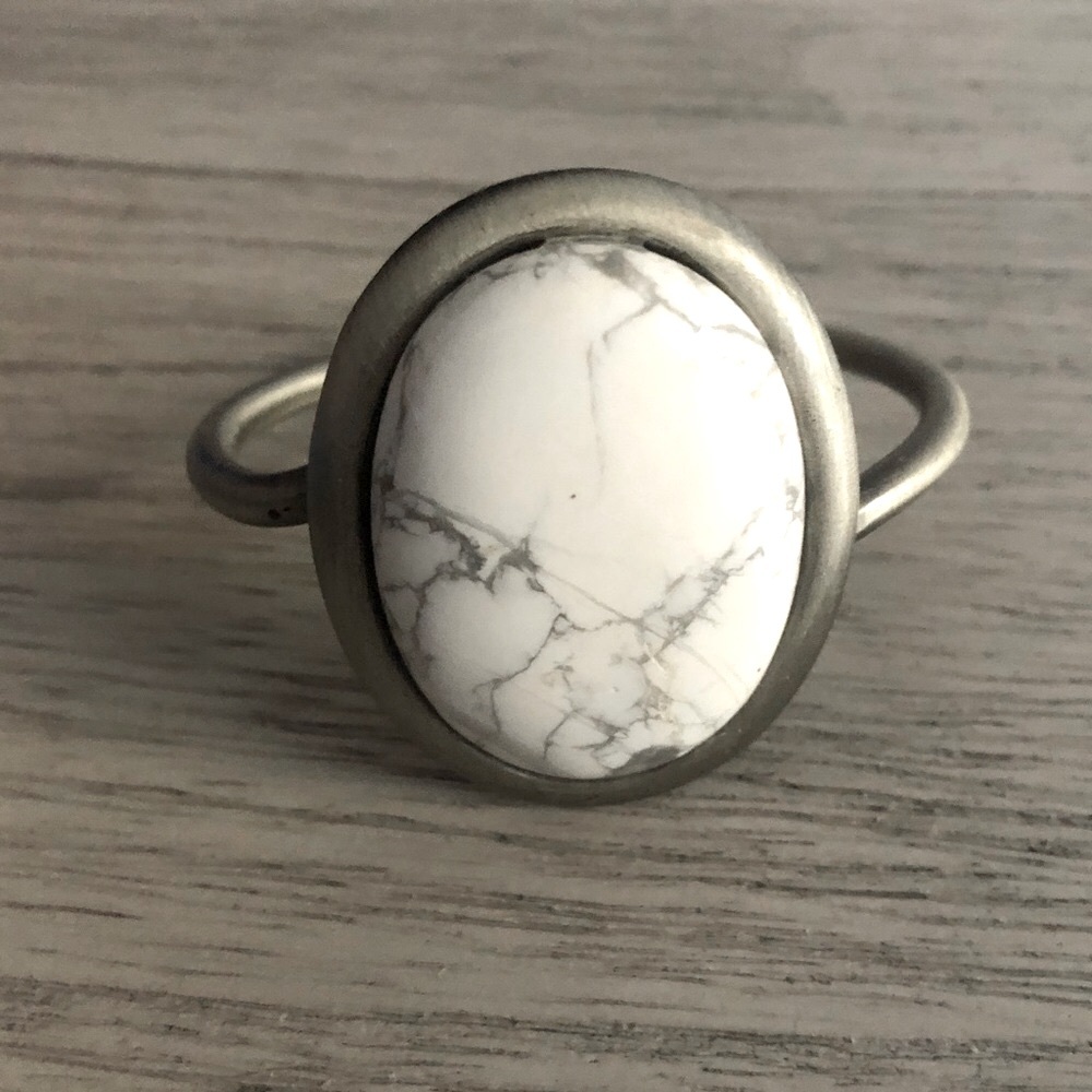 Marble cuff bracelet